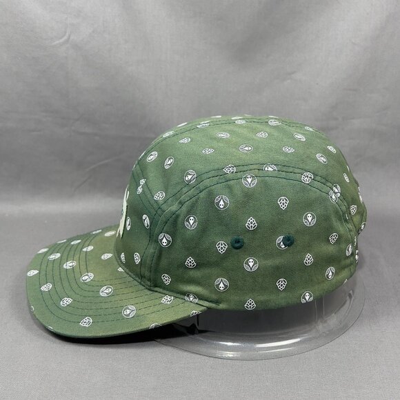Rhinegeist Brewery Strapback Hat Cap Green 5 panel Beer Cincinnati Ohio USA Mens - Picture 4 of 15